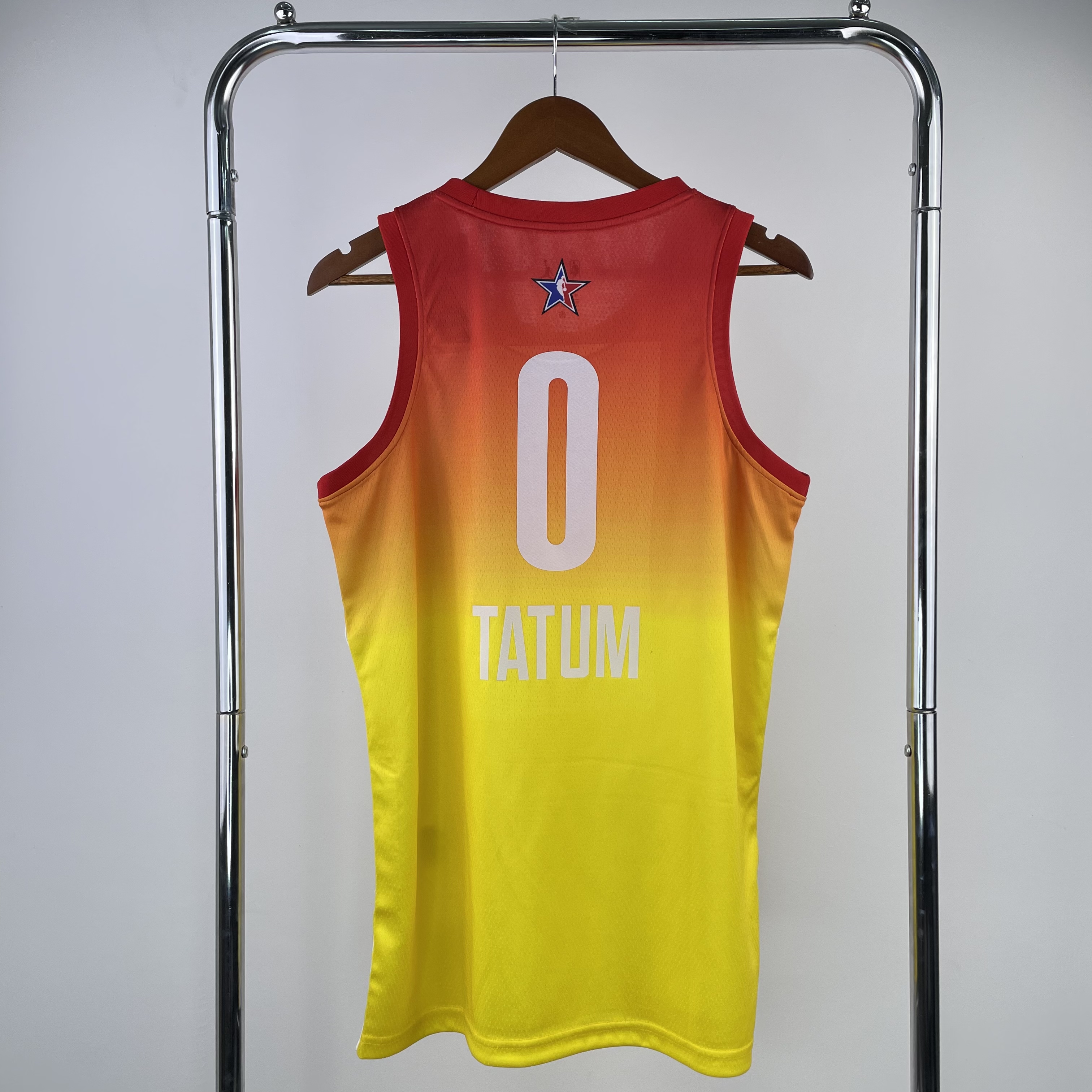 Men Boston Celtics #0 Tatum Yellow All Star Jordan style Seasons 2023 NBA Jersey->cleveland cavaliers->NBA Jersey